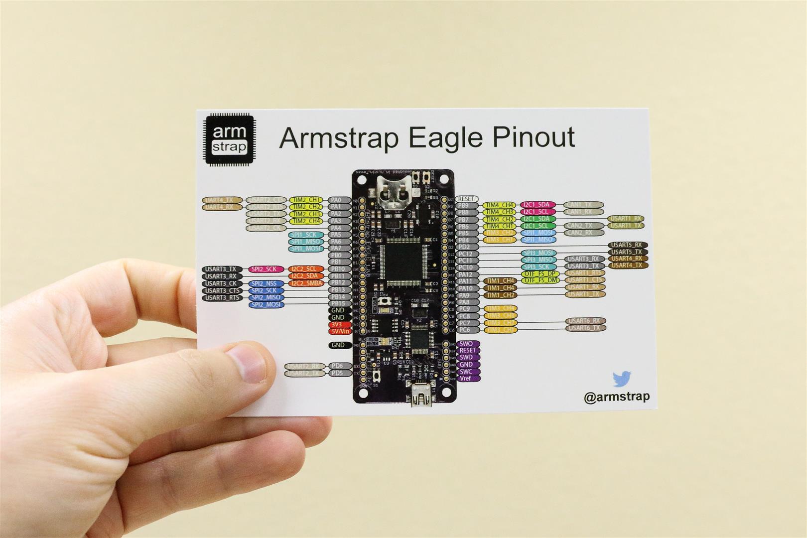 Armstrap Eagle Pinout Card